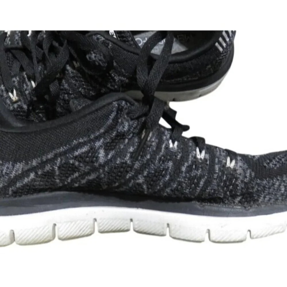 Skechers Synergy Switch Black Knit Running Shoes air cooled memory Foam